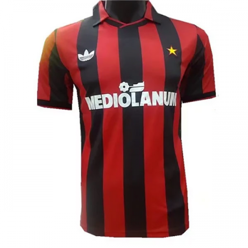 91-92 AC Milan Retro Home Soccer Jersey Shirt